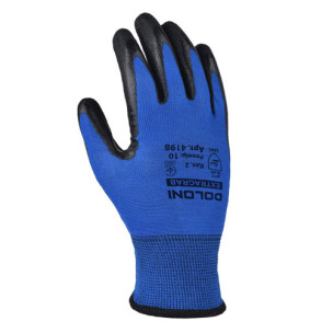 Рукавички DOLONI 4198 трикотажні з латексним покриттям, неповна обливка